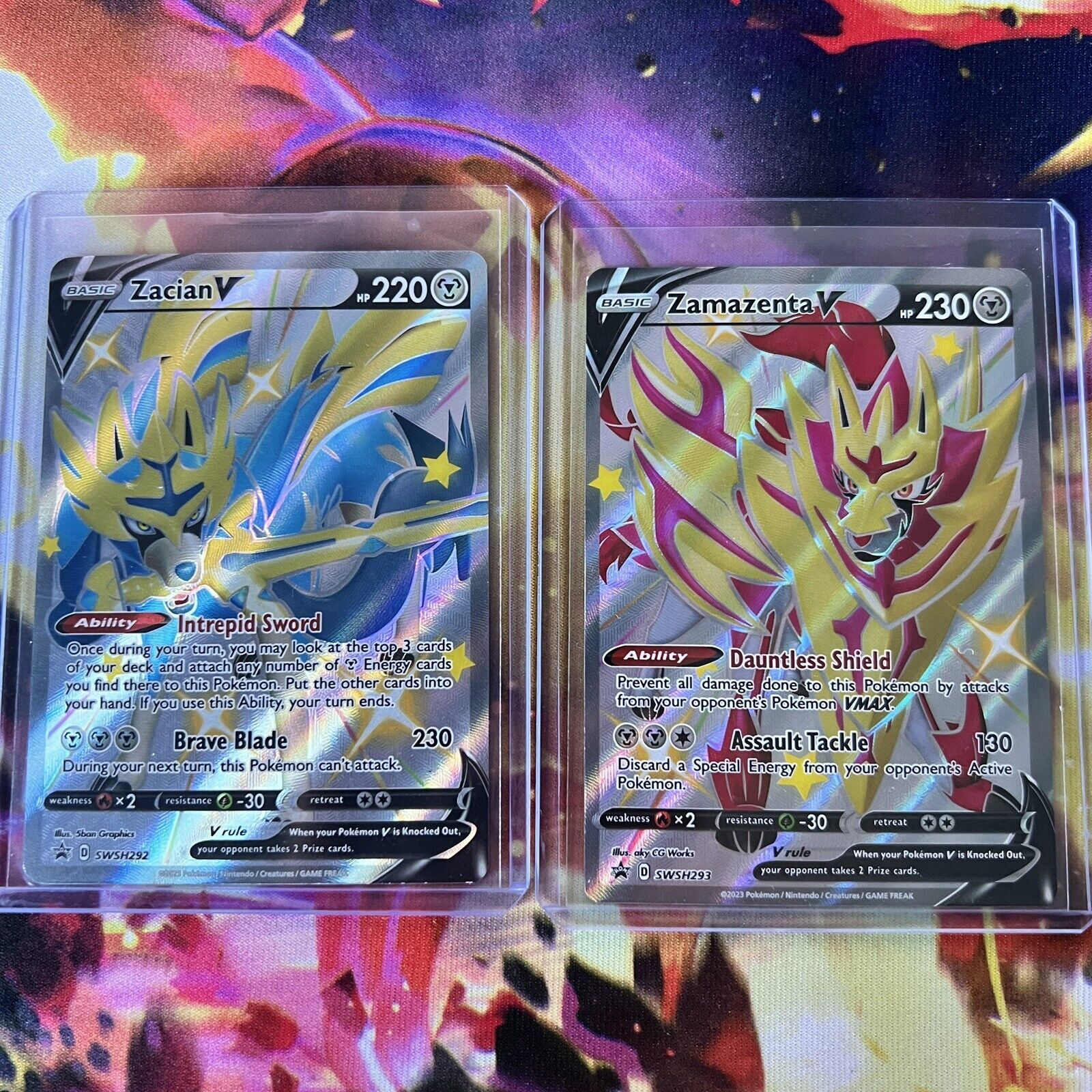 Pokémon TCG Crown Zenith Shiny Zacian V SWSH292 Full Art Promo - Pack  Fresh!!