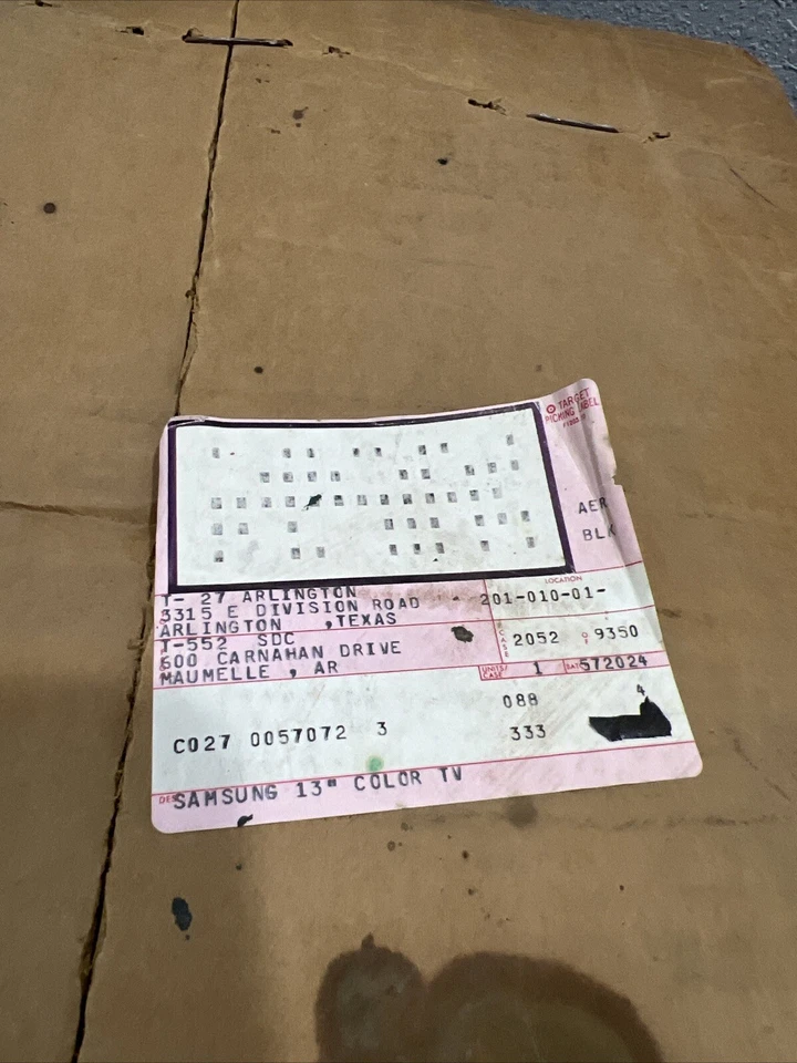 🌟🆕🌟Vintage Samsung CT-334KA Color TV Televisión SELLADA/RARA🌟 Foto 4 de 4