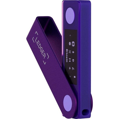 Kryptowährungs-Wallet und NFT Ledger Nano X Violett / Violett - Bild 3 von 7
