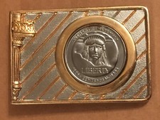 STATUE OF LIBERTY CENTENNIAL  1986 COMMEMORATIVE BELT BUCKLE
