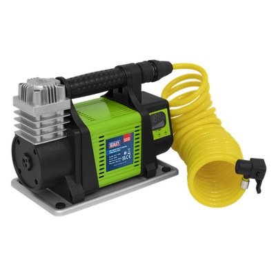 Sealey 12 V strapazierfähiger digitaler Reifenfüller maximaler Druck 100 PSI MAC05D