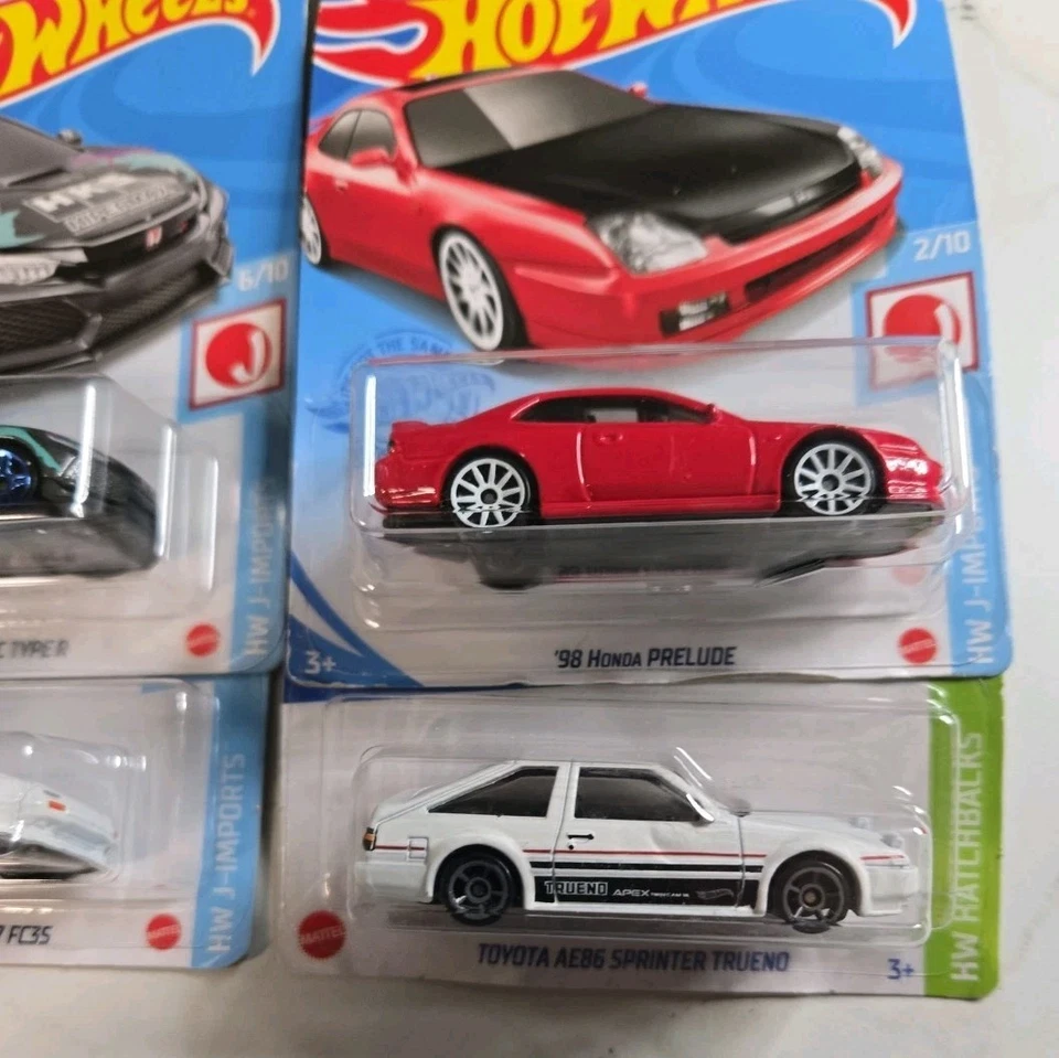 Hot Wheels|Civic Type R|Honda Prelude|Mazda|Toyota|Rellenadoras perfectas 🎅 Foto 4 de 4