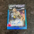 2026 Topps Chrome UFC 1986 Signatures Blue Refractor #86S-MH Max Holloway /150