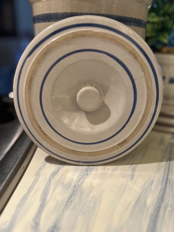 Blue/White Blue Band Lid