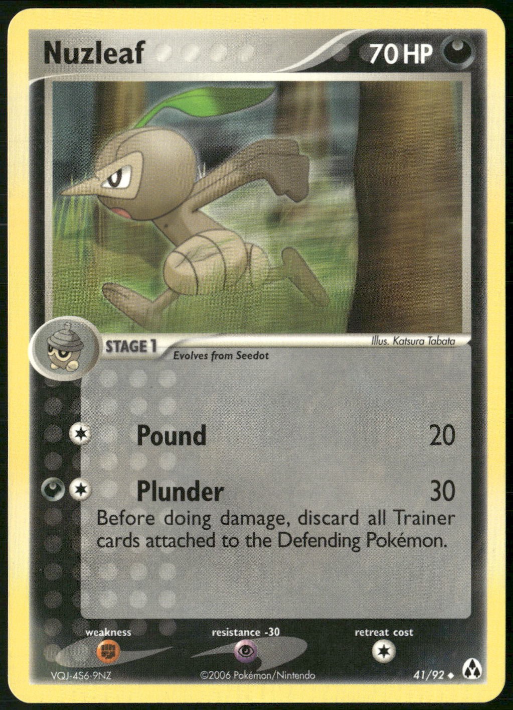Nuzleaf Regular 41/92 Legend Maker NM