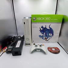Microsoft Xbox 360 White Console Boxed Game Blue Dragon Box Japanese Tested