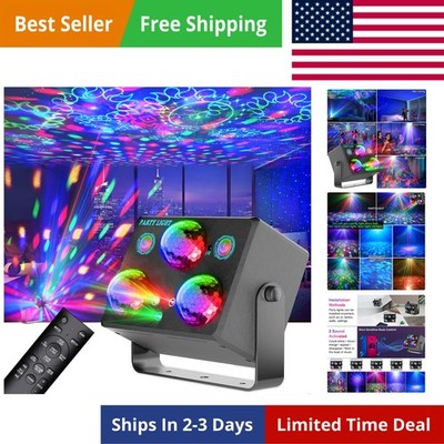 Party Lights,Disco DJ Strobe Light Rave Stage Projector Effect Dance Club Lig...