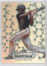 2013 Leaf Rookie Retro Genetic Matrix Green 8/50 Byron Buxton #GM-BB2 1j2