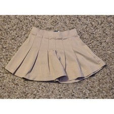 Old Navy Elastic Waistband Pleated Skort Youth Size Medium 8 Tan