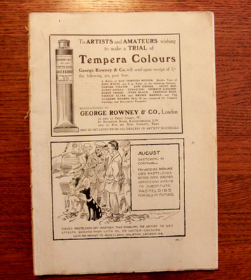 THE STUDIO MAGAZINE - AUGUST, 1913, VOL. LIX, NO. 245  - VERY GOOD!!!