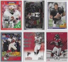 Deion Sanders RC Falcons Lot Favre Vick Matt Ryan Topps Chrome Julio Jones