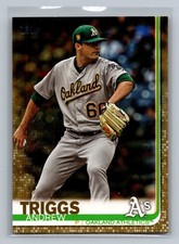 ANDREW TRIGGS 2019 TOPPS SERIES 2 GOLD CARD #565 /2019