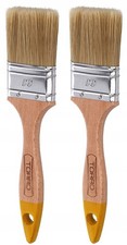 2 x gold flat brush universal 60 mm painter brush craftsman brush