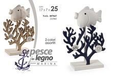 120 Pesciolini In Legno Per Decorazioni - Per Battesimi, Comunioni, Tavole, 3.5x1.5 Cm, 2 Color - Foto 9