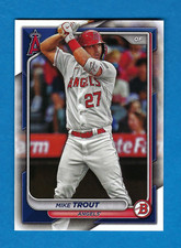 2024 TOPPS BOWMAN MIKE TROUT BASEBALL CARD # 19 NM-MT