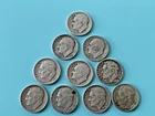 90% Silver Roosevelt Dimes {Lot of 10] 1948-1954 P&D Mint  (FREE SHIP)  #2