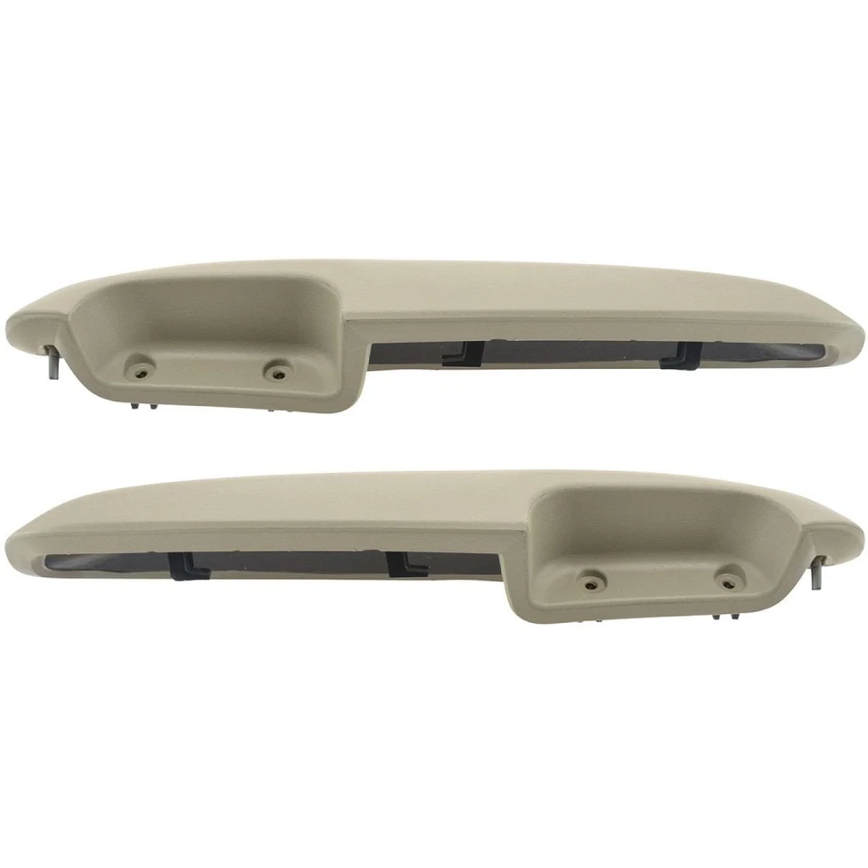 Par de reposabrazos de puerta bronceado conductor delantero y pasajero para camioneta Chevy GMC SUV Foto 2 de 4