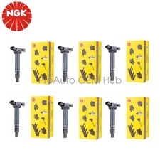 6 pcs 90919A2003 NGK U5084 OEM Ignition Coil For Lexus LS460 IS350 2007-2016