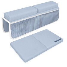 Bath Kneeler Set - Bathtub Kneeling and Elbow Rest Pad - Thick Memory Foam Ar...