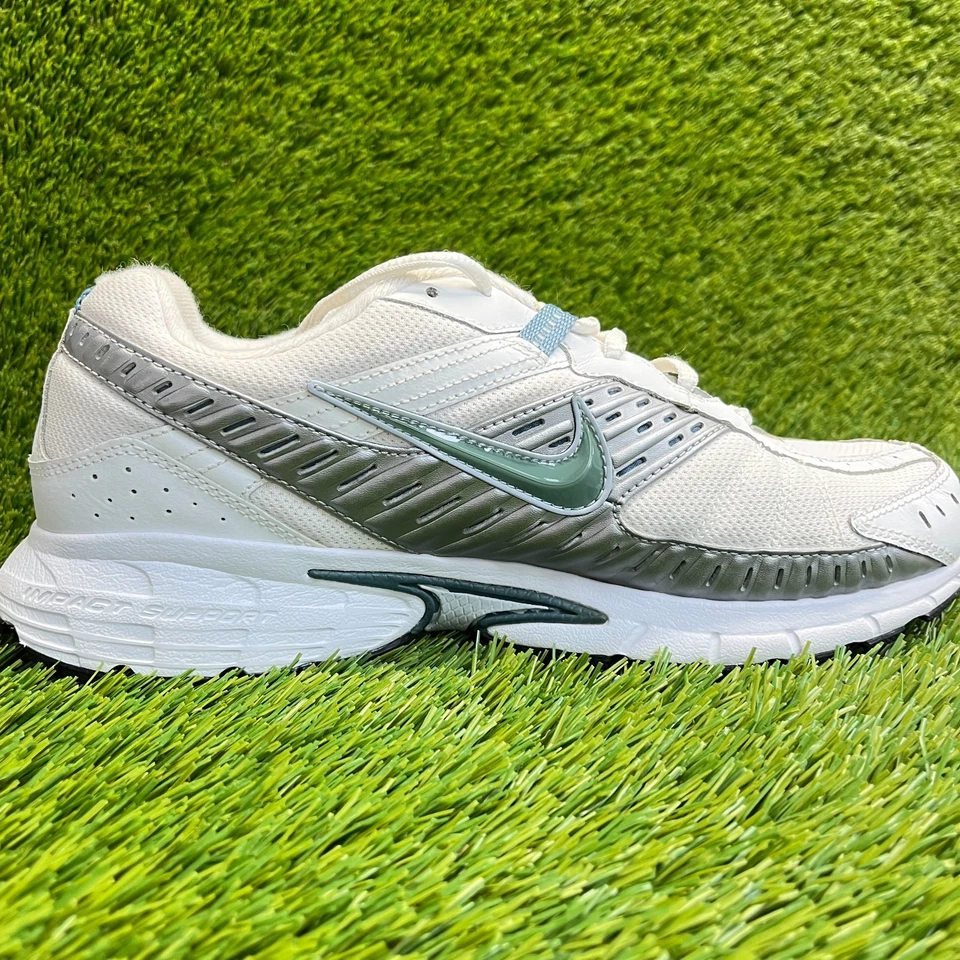 Nike Dart IV Mujer Talla 11 Blanco Gris Atlético Correr Caminar Zapatos Tenis Foto 4 de 4