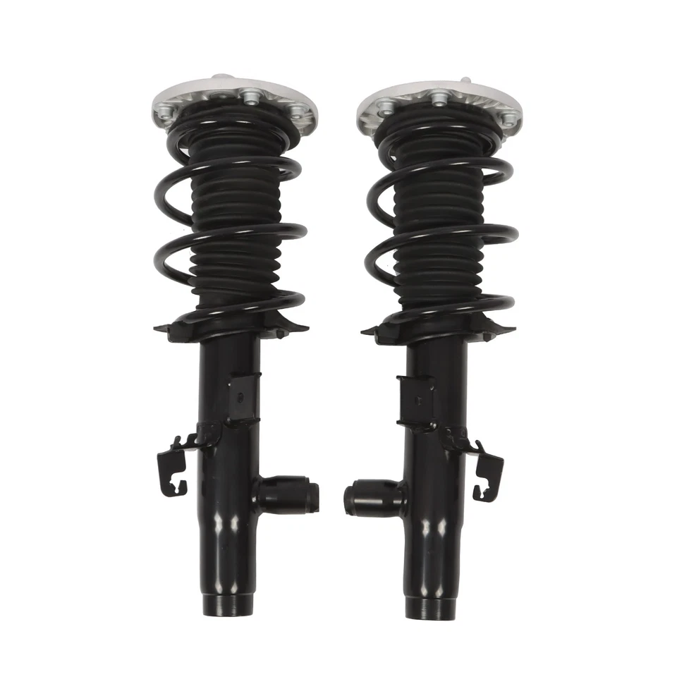 For BMW AWD F30 F31 F32 328d 330i 428i 435i Pair Front  Struts Assys w/ EDC - Image 2 of 4