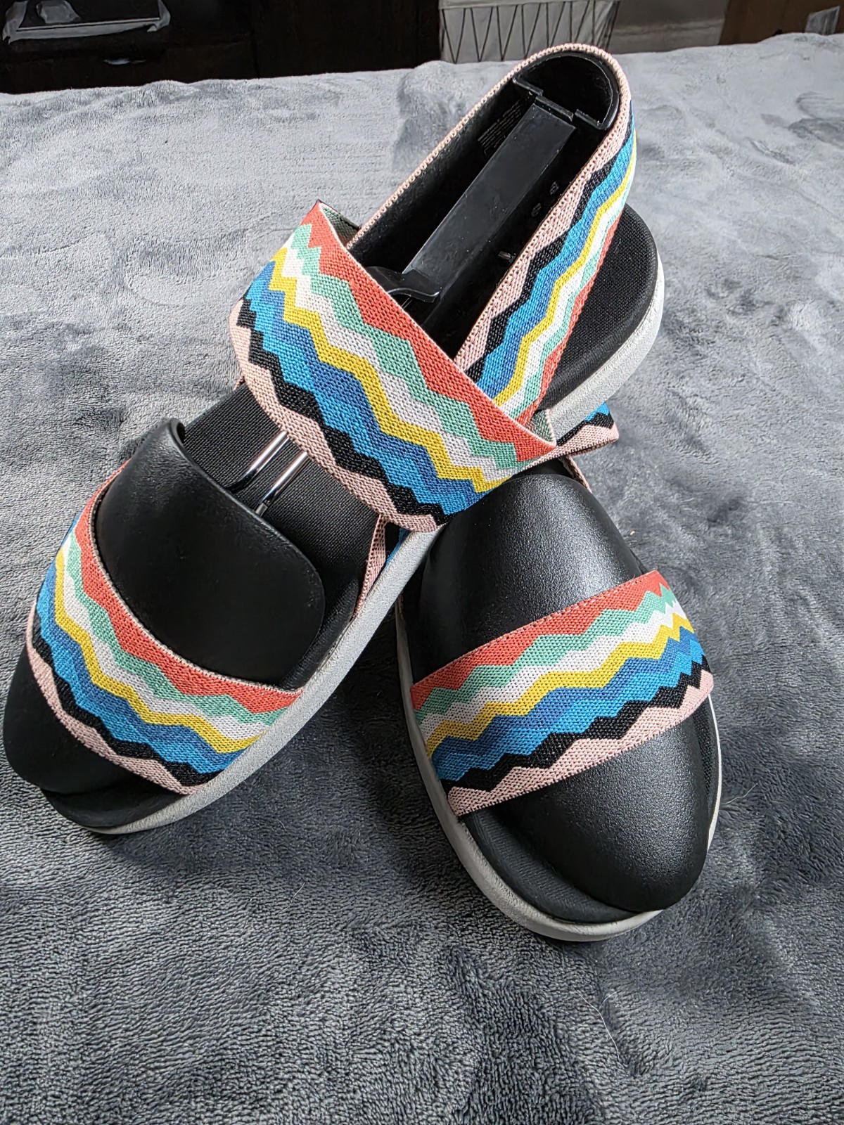 KEEN Sandali donna Elle con cinturino posteriore nero perla pesca taglia 8