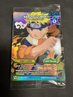 Naruto Mythos TCG 1. Edition Winner Promo 108/130V (EN) Sealed