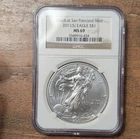 U.S. Mint American Eagle 2011 Business Strike 1 oz Silver .999 NGC MS 69