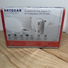 Netgear XAVB5001-100NAS Powerline AV 500 Adapter Kit SEALED