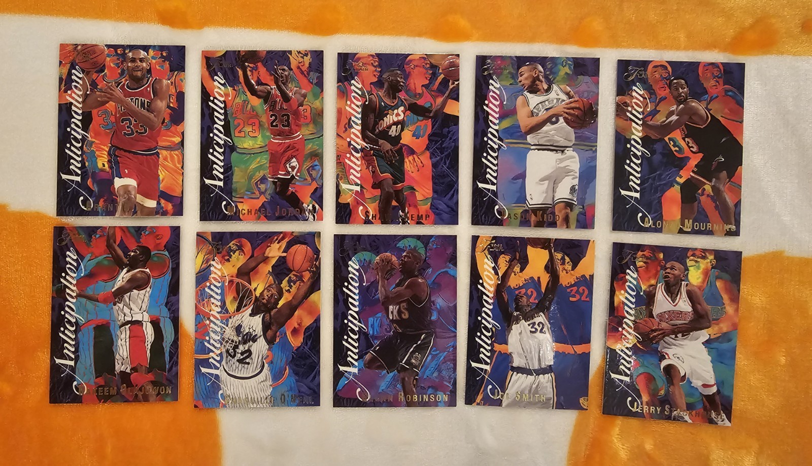 1995-96 Flair Basketball Anticipation 10 Card Set Jordan 🔥 All Cards Gradeable