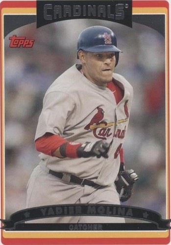 Yadier Molina St. Louis Cardinals 2006 World Series Road Jersey