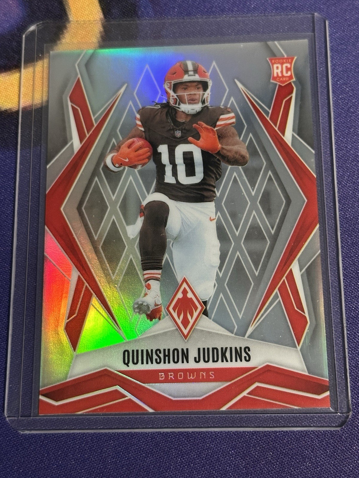 2025 Panini Phoenix #191 Quinshon Judkins Silver RC Rookie