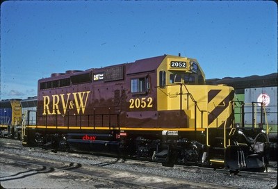PAS Red River Valley & Western 2052 - Original Slide - North Fond du Lac, WI