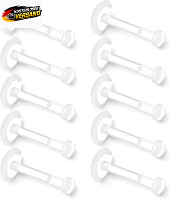 Plastik Piercing Set für Lippen, Augenbraue und Zunge - flexible Acrylmesser