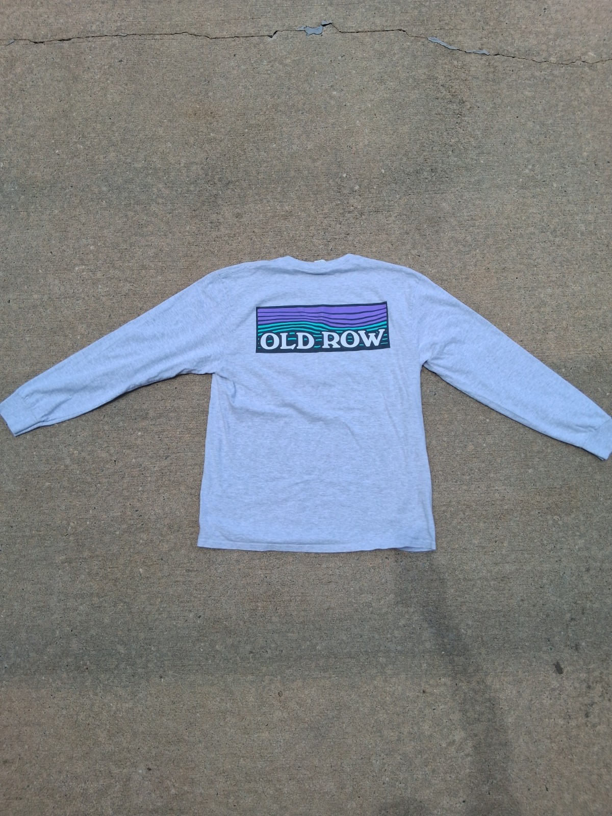 T shirt manica lunga grigia vecchia fila vintage taglia grande