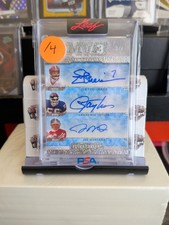 2023 Leaf Superlative MV3 Joe Theismann Joe Montana Lawrence Taylor Auto /4