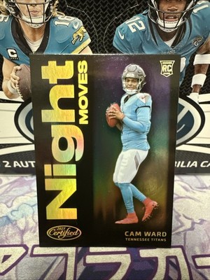 2025 Panini Certified Cam Ward Night Moves Rookie NFL Pack Fresh