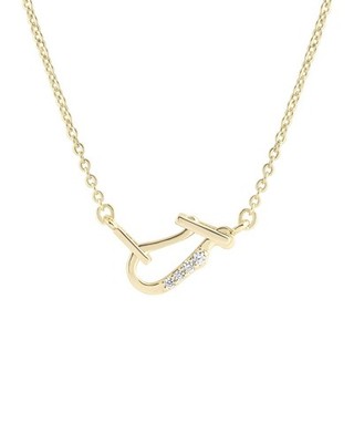 Electric Picks 14K Plated Cz Ritz Necklace Women's