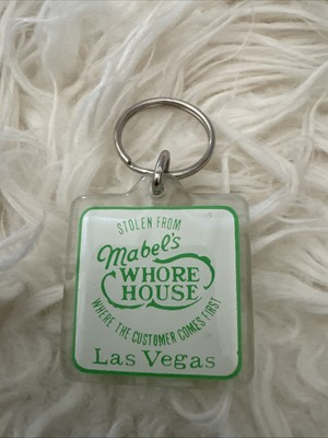 Mabel s whorehoude Keychain Used Vintage 