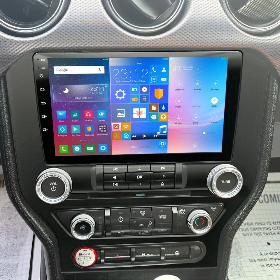 For 2015-2021 Ford Mustang Radio Upgrade Kit Car Stereo Radio Carplay Android 13 - Image 4 of 4