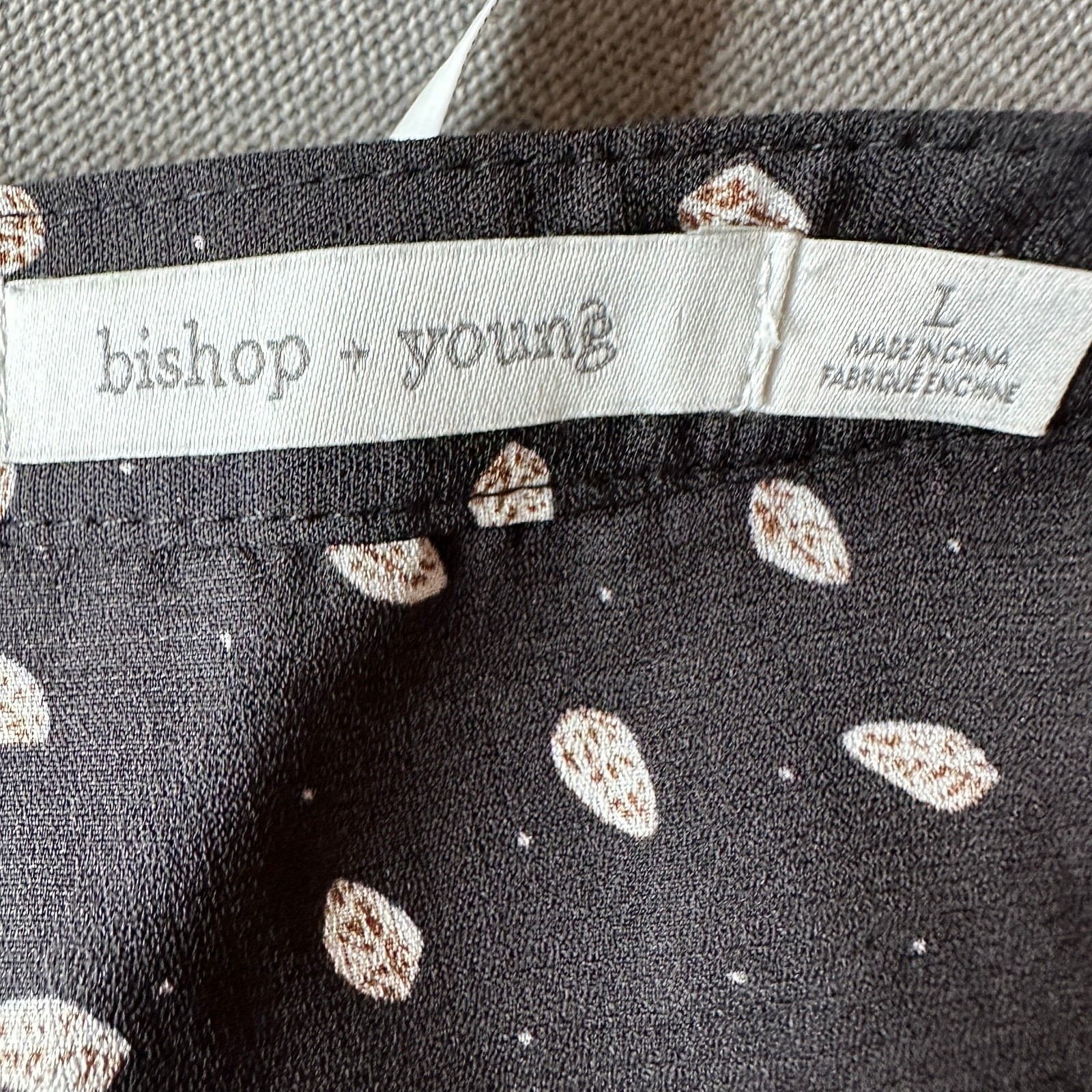 Bishop + Young Duster Button Down Top Large Longl… - image 5