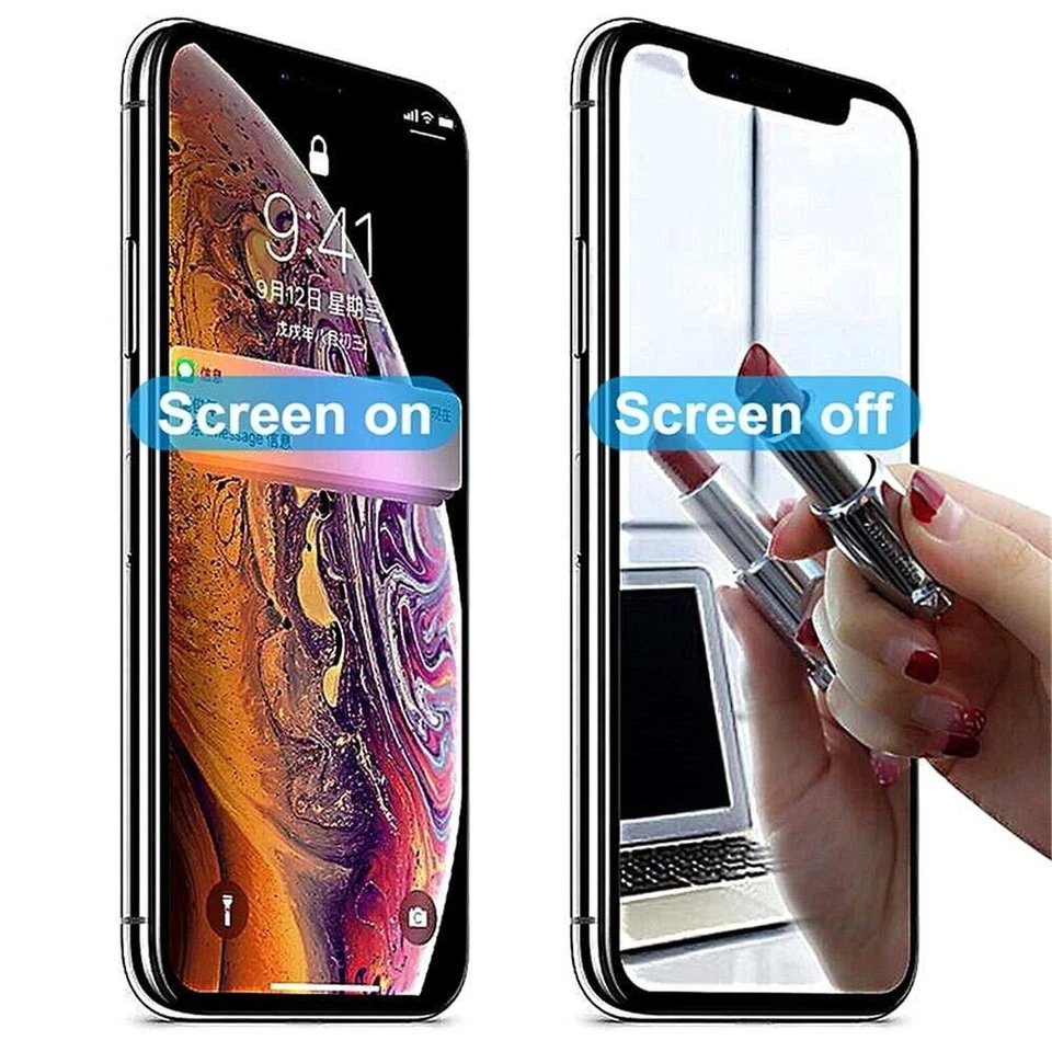 Premium Mirror Reflection Screen Protector for iPhone X XS Max XR 11 Pro 12 Mini - Image 2 of 3