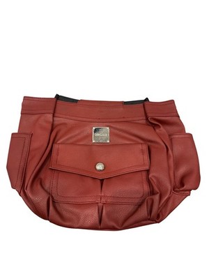 Miche Janet Demi Interchangeable Shell Red Handbag RETIRED 2 side 1 front pocket