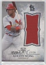 2015 Topps Triple Threads Unity Single Jumbo Relics 13/36 Kolten Wong 1er