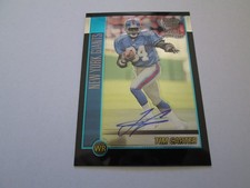 TIM CARTER 2002 BOWMAN CHROME ON CARD AUTOGRAPHED ROOKIE CARD #244. rookie card picture