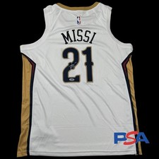 Yves Missi Signed Autographed New Orleans Pelicans Jersey PSA/DNA Authentic