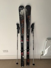 Rossignol Attraxtion 162 cm Skis with Bindings and Poles Soft Bag Included Vgc