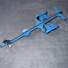 Vintage 1960s Tonka Jeep Blue Toy  Boat Trailer  14” Nice W/Winch