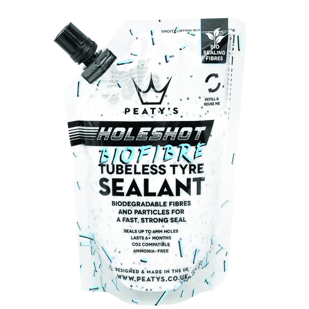 Peatys Holeshot BioFibre Tubeless Tire Sealant - Eco-Friendly Fast-Acting 3790₽