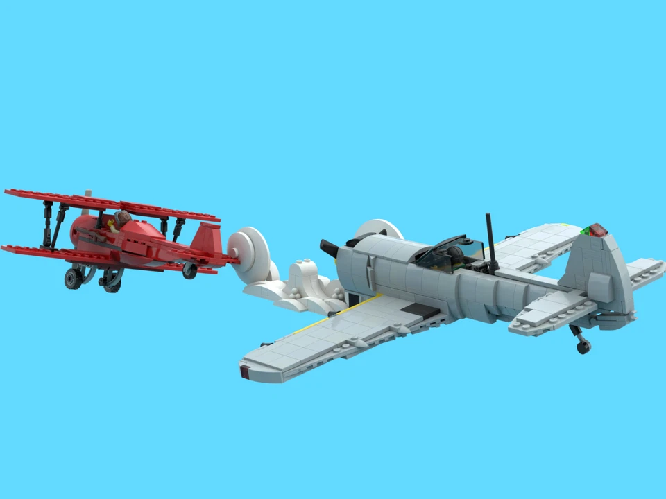 LEGO MOC Custom City Creator Adventurer's Plane Chase PDF Building Instructions! - Image 2 of 3